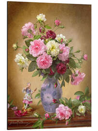 Aluminium print Romantic Roses of Yesteryear