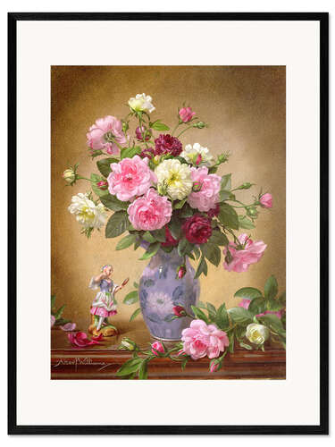 Framed art print Romantic Roses of Yesteryear