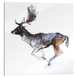 Gallery print Galloping Buck