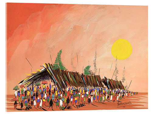 Cuadro de metacrilato Vida africana, 2006