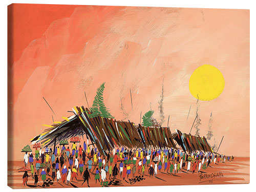 Lienzo Vida africana, 2006