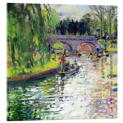 Tableau en verre acrylique Bel été vert 1997