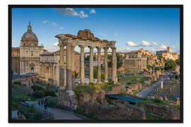 Gerahmter Kunstdruck Forum Romanum Rom