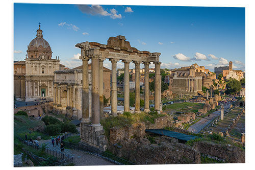 Foam board print Forum Romanum Roma