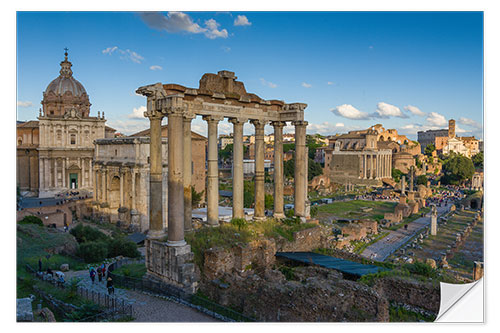 Selvklebende plakat Forum Romanum Roma