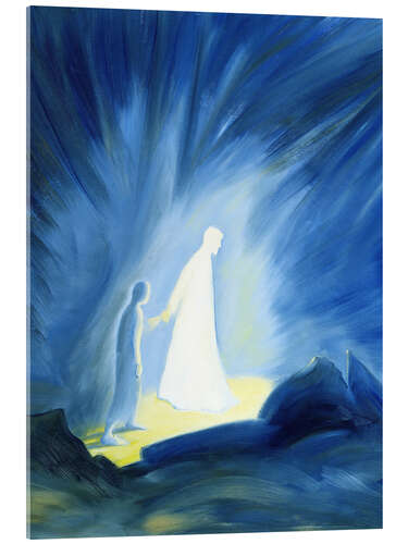 Acrylic print Even in the dark, Jesus is with us, 1994