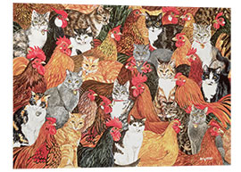 Foam board print Chicken-Cats