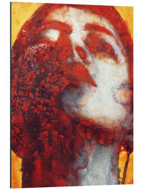 Tableau en aluminium Head, 2000