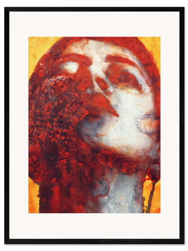 Stampa artistica con cornice Head, 2000