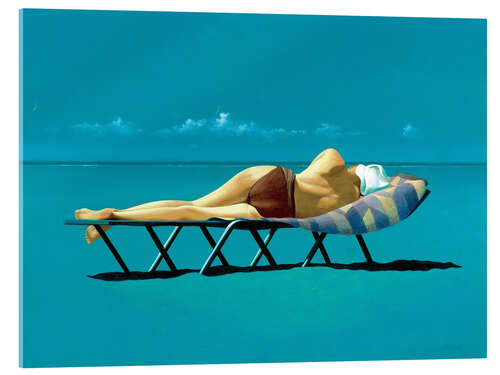 Acrylic print Sunbathing