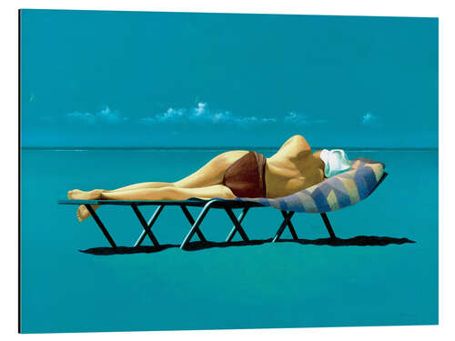 Obraz na aluminium Sunbathing