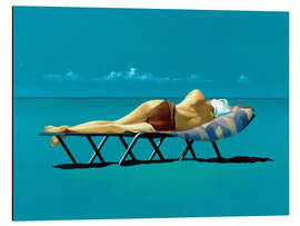 Aluminium print Sunbathing - Simon Cook