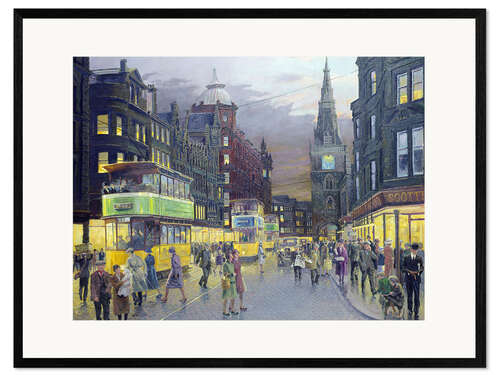Impressão artística com moldura Trongate, Glasgow