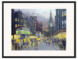 Kunsttryk i ramme Trongate, Glasgow