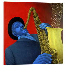 Obraz na szkle akrylowym Ben Webster plays saxophone - Larry Smart