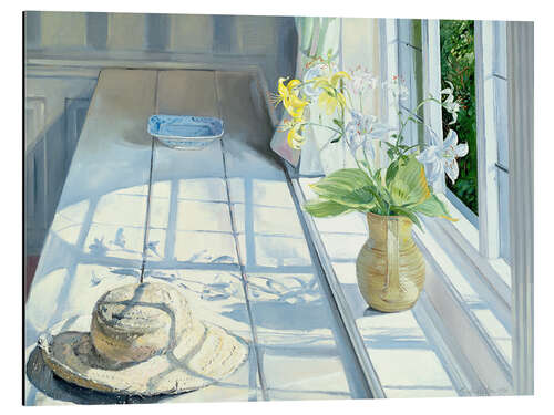 Tableau en aluminium Still life in front of the window