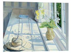 Foam board print Still life in front of the window