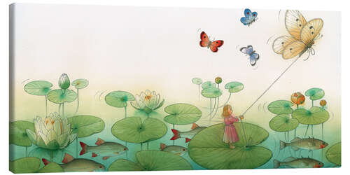 Quadro em tela Thumbelina e a borboleta, 2005