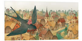 Foam board print Thumbelina and the swallow, 2005