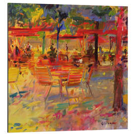 Magnettafel Mittag auf der Terrasse