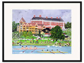 Gerahmter Kunstdruck Der Stern und das Garter Haus, Richmond-Upon-Thames, 1991