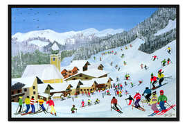 Gerahmter Kunstdruck Schneespaß!, 1991