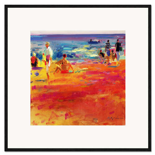 Gerahmter Kunstdruck Strandszene