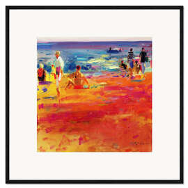 Gerahmter Kunstdruck Strandszene