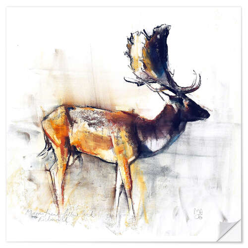 Sticker mural Fallow buck