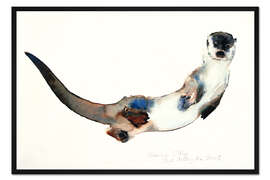 Gerahmter Kunstdruck Seeotter