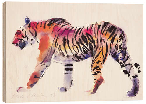 Quadro de madeira Tiger