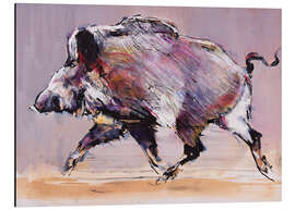 Aluminiumtavla Running boar