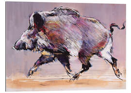 Gallery print Running boar