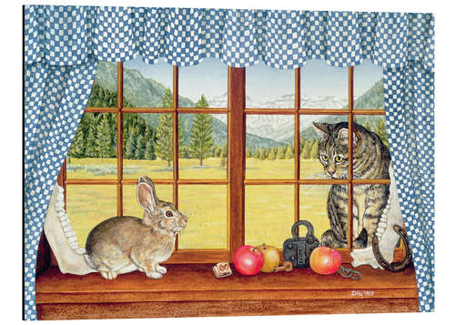 Aluminium print Rimrock Cottontail