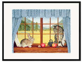Kunsttryk i ramme Rimrock Cottontail