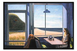 Gerahmter Kunstdruck Warten, 2002