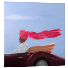 Magnettafel Maharajah bei der Fahrt