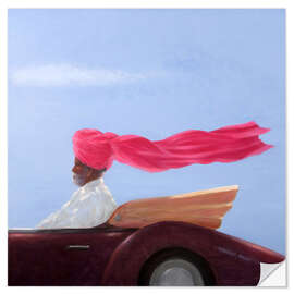 Vinilo para la pared Maharajah en el paseo