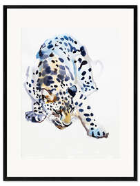 Ingelijste kunstdruk Arabian Leopard I