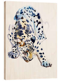 Wood print Arabian Leopard I