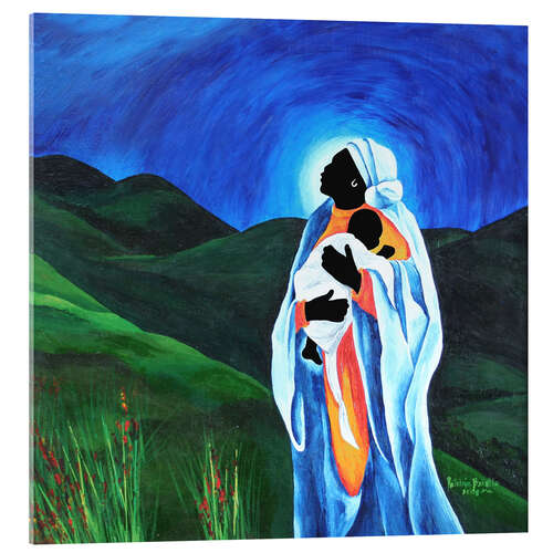Acrylglas print Madonna and Child - Hope for the World, 2008