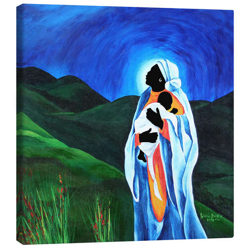 Canvas-taulu Madonna ja Child - Hope for the World, 2008