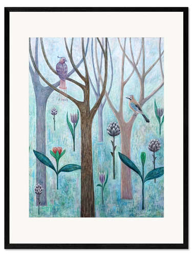 Gerahmter Kunstdruck Fantasiegarten, 2005