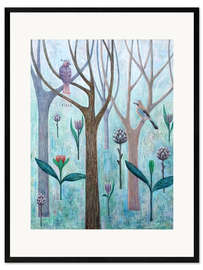Impression artistique encadrée Jardin fantastique, 2005