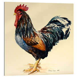 Tableau en plexi-alu Le coq de George, 2007