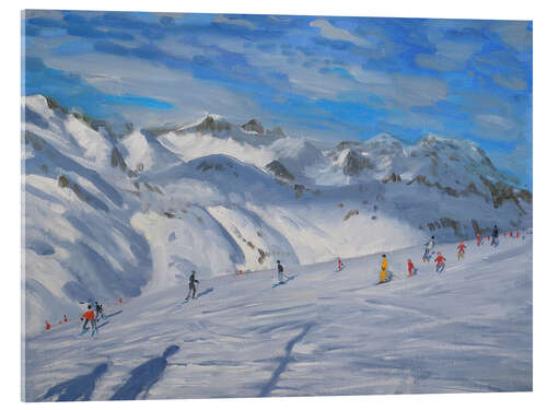 Acrylglasbild Berggipfel, Tignes