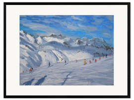 Framed art print Mountain Tops, Tignes