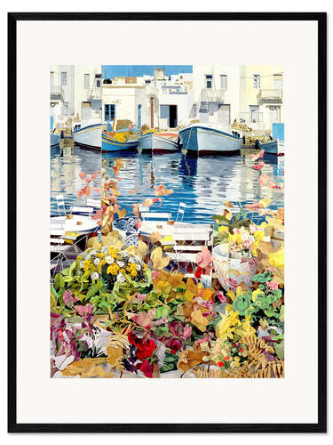 Impresión de arte enmarcada Paros, 1985