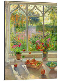 Magnettafel Blick in den Garten