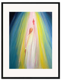 Ingelijste kunstdruk Jezus Christus toont ons de weg naar God de Vader, 1995